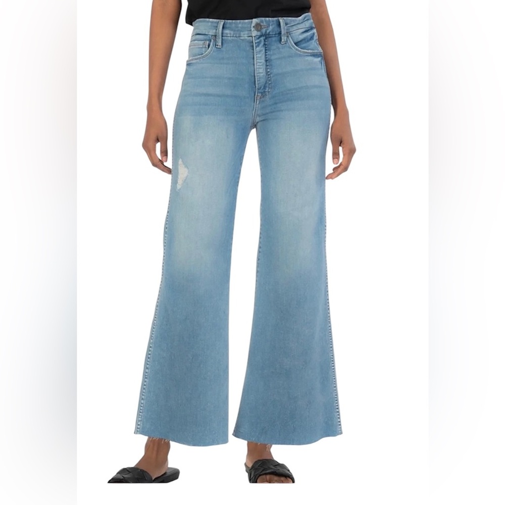 Kut From the Kloth Meg Fab Ab High Rise Wide Leg Jeans NWT